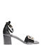 Leather Sandals Black