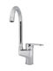 Gms GMS Omikron Tall Kitchen Faucet Counter Silver