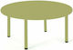 Ron Kids Table made of Plastic Olive Green Avant Garde