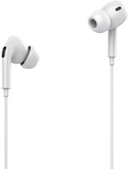 Leewello EJ-035 In-Ear Freihändig Kopfhörer mit Stecker 3.5mm Weiß