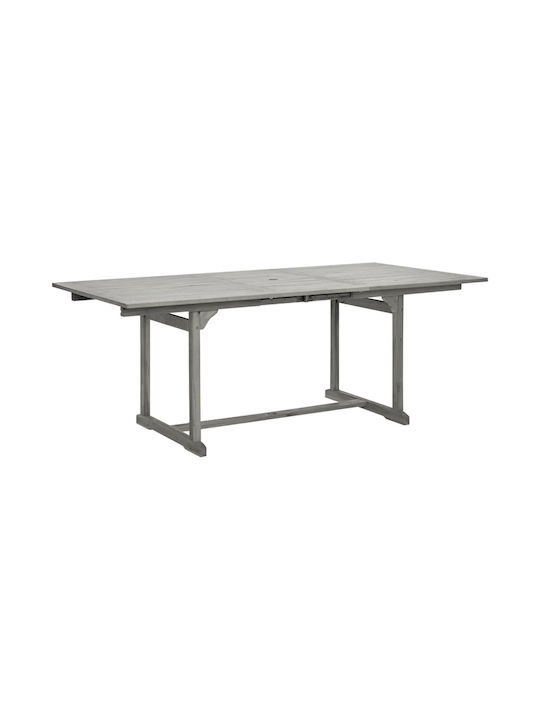 Tisch Ausziehbar Gray 150x100x75cm