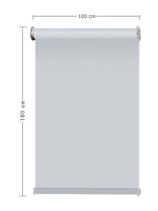 Roller Blind Γκρι Type "P"100xH180cm 28278