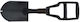 MFH Folding Spade 3 Part with Plastic Handle