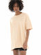 Noisy May Women's Oversized T-shirt Beige