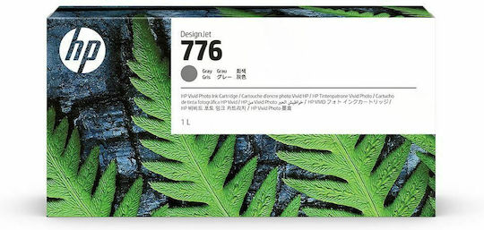 HP 776 Γνήσιο Μελάνι Εκτυπωτή InkJet Γκρι (1XB05A)