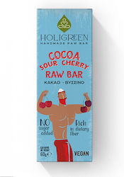 Holigreen Μπάρα Ενέργειας με Κακάο και Βύσσινο 60gr