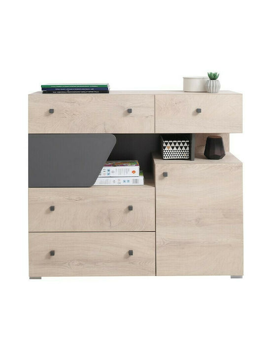 Kids Chest of Drawer Delta with 4 Drawer 110x40x95εκ.