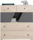 Kids Chest of Drawer Delta II with 4 Drawer 90x40x95εκ.