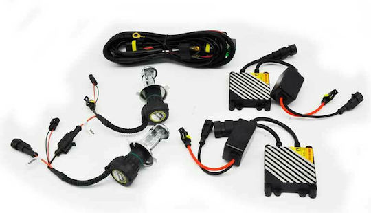 Car Xenon Kit H4 55W 12V 6000K Cold White
