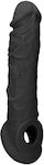 Shots RealRock Penis Sleeve Black 20cm