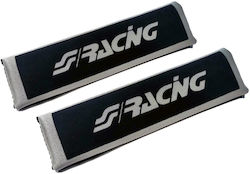 Simoni Racing Autositzgurt-Pads Silber 2Stück