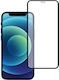 5D Full Glue Full Face Tempered Glass Μαύρο (iPhone 12 mini)