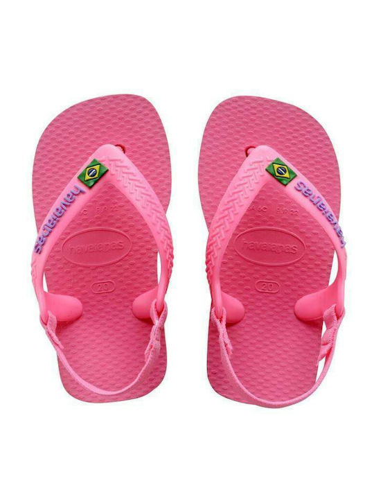 Havaianas Παιδικές Σαγιονάρες Flip Flops Ροζ