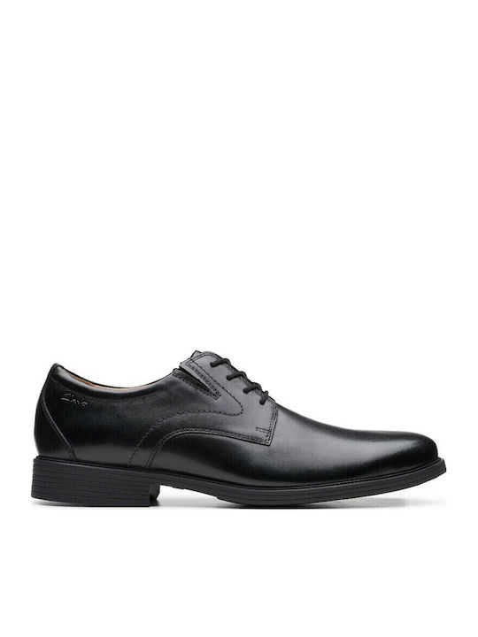 Whiddon Plain Men's Leather Dress Shoes Black