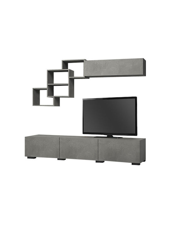 Unitate TV pentru sufragerie Free Grey / Charcoal L210xA35xÎ38buc