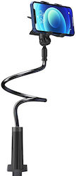 Ugreen Gooseneck LP113 Mobile Phone Stand with Extension Arm in Black Colour