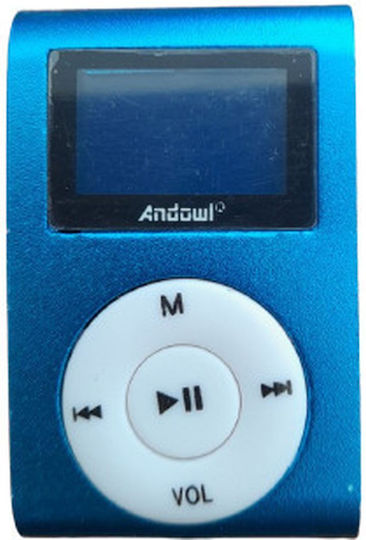 Andowl Q-A208 MP3 Player (8GB) with LCD Screen Blue