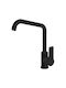 Ottone Meloda Vera Kitchen Faucet Counter Black Matte