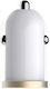 Veger Mini Car Charger with Ports: 2xUSB White Color