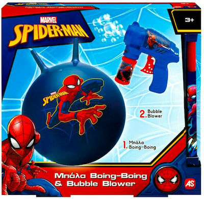 Παιχνιδολαμπάδα Spiderman Boing-Boing and Bubble Gun για 3+ Ετών AS