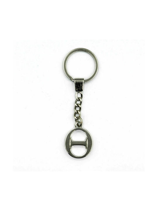 Keyring 1134-TH steel letter Θ