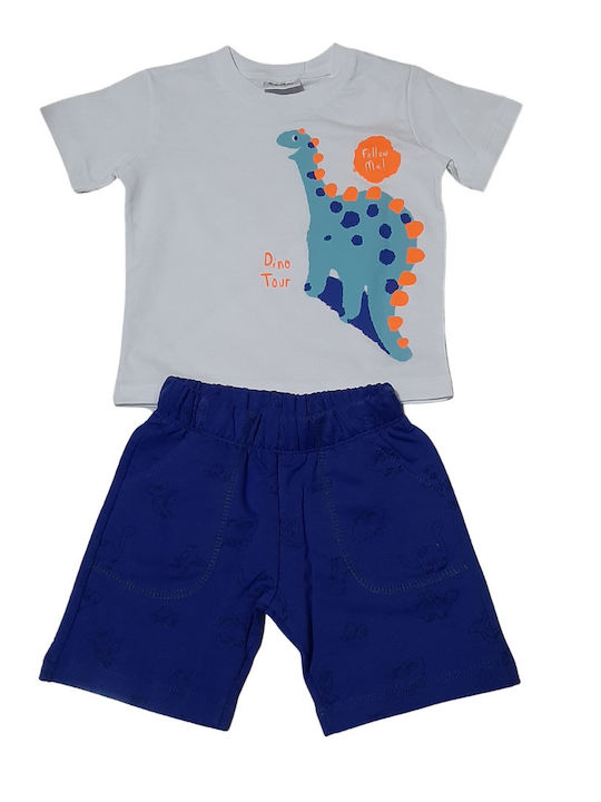 Trax Kids Set with Shorts Summer 2pcs White