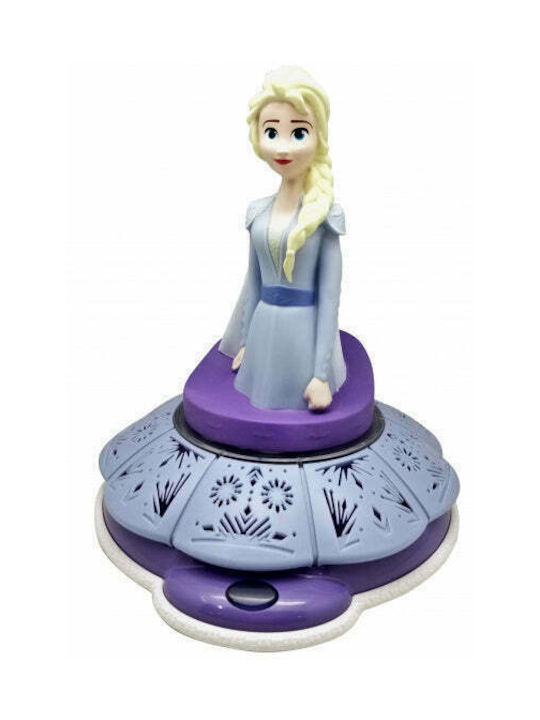 Disney Led Kids Decorative Lamp Frozen Elsa Blue