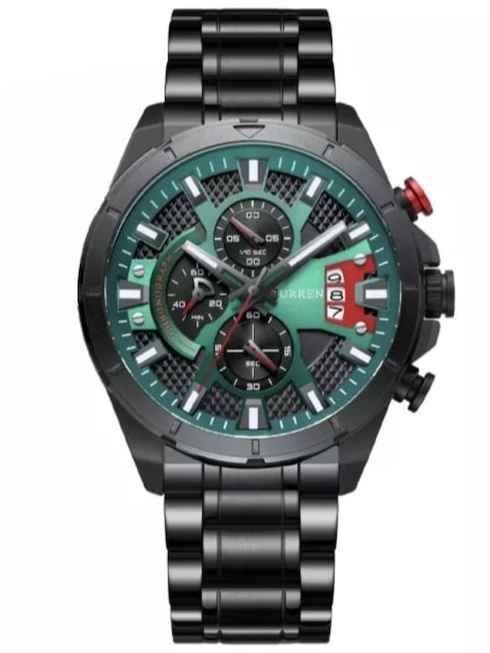Curren Herrenuhr 48mm Chronograph Batterie mit ...