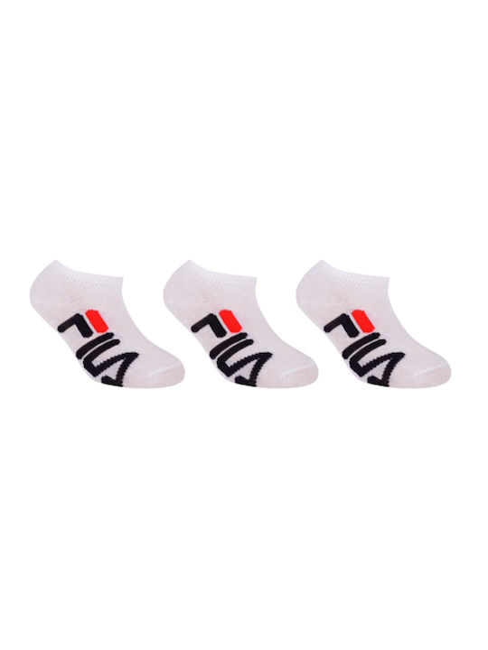 Fila Sports Kids' Ankle Socks White 3 Pairs