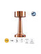 GloboStar Bella Metall Tischlampe LED mit Kupfer Schirm und Basis