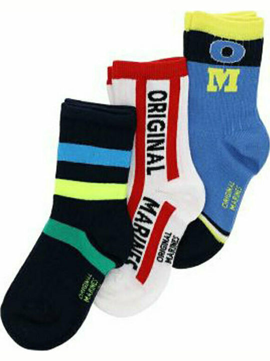 Original Marines Kids' Socks Knee-High Multicolored 3 Pairs
