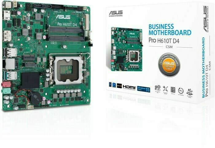 Asus Pro H610M-C-CSM Motherboard Micro ATX με Intel 1700 Socket