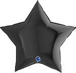 Balloon Foil Jumbo Star Black 92cm