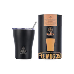 Estia Coffee Mug Save The Aegean 350мл ПОЛУНОЩНО ЧЕРНО Estia Coffee Mug Save The Aegean 350мл ПОЛУНОЩНО ЧЕРНО
