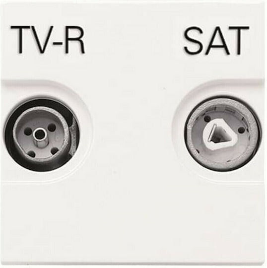 Abb N2251.8 BL TV, Satellite, and Radio Antenna Socket Aerial in White color 702592