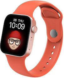 TK700 44mm Smartwatch mit Pulsmesser (Rot)