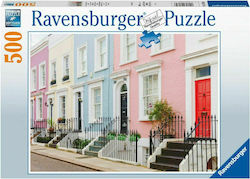 Colorful Buildings Puzzle 2D 500 Pieces