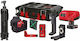 Milwaukee M12 3plkit401p Self-Leveling Rotary Laser Level Green Beam 12V