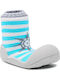 Attipas Kids' Long Slipper Socks Light Blue