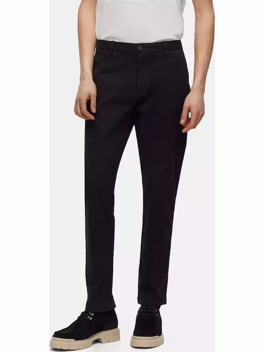 David222d Trousers Chino Elastic in Slim Fit Black