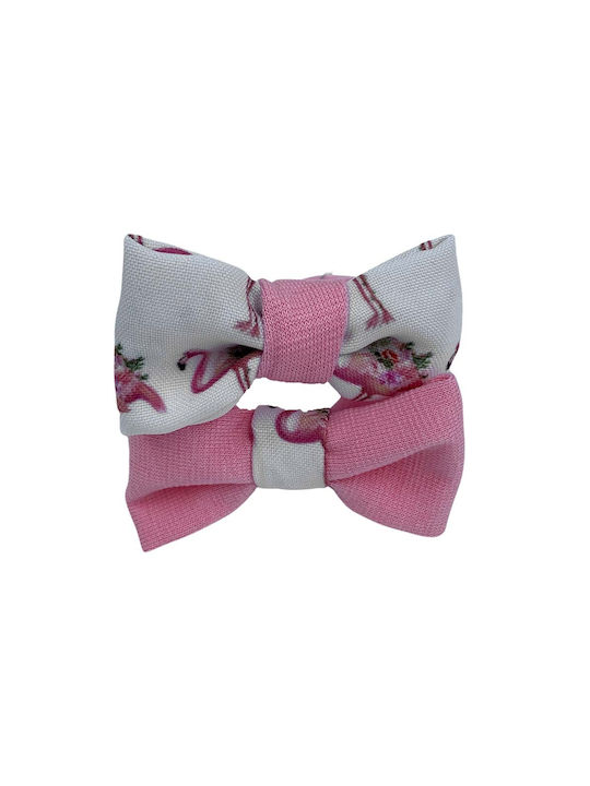 Handmade Ribbons White - pink "LASTSUM0001"