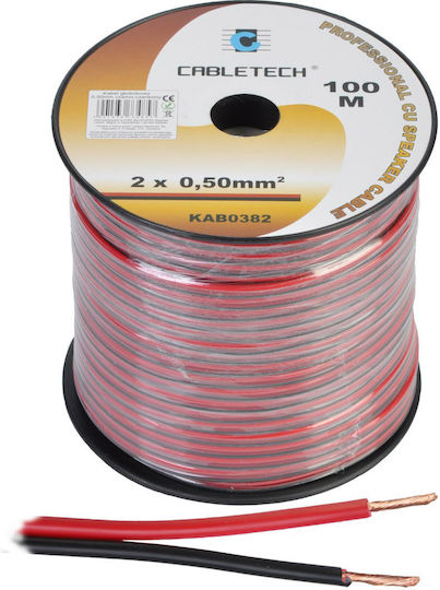 Cabletech Lautsprecherkabel Unterminiert 100m (DM-0382)