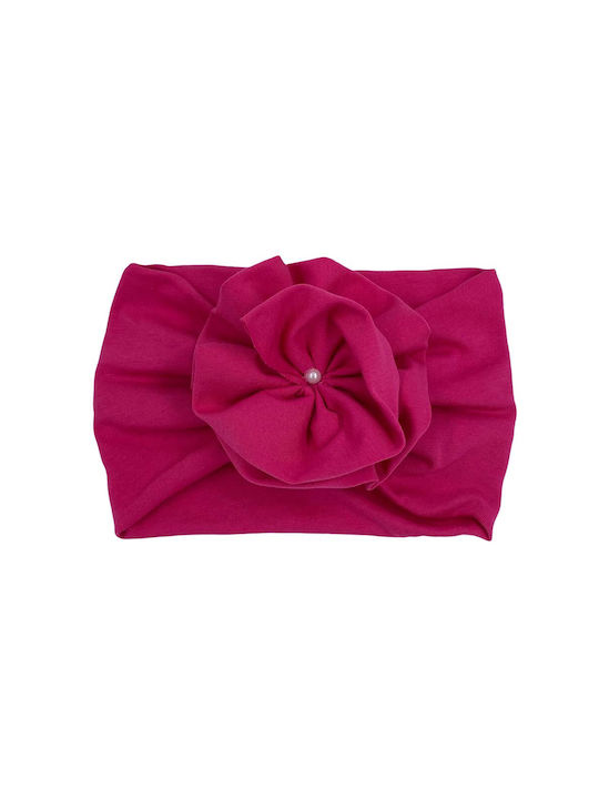 Handmade Open Turban Fuchsia Bonjour Bebe "CAS0020"