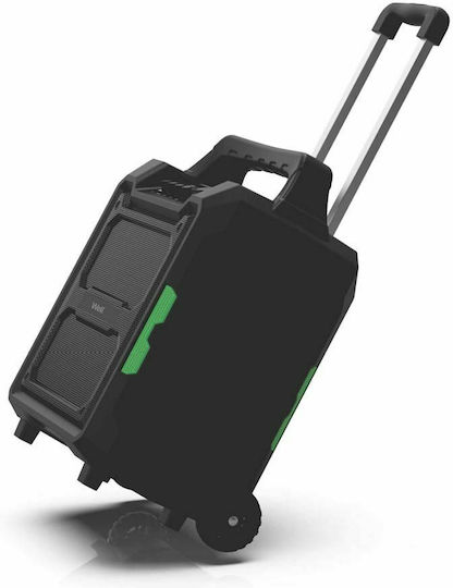 Well Excite PKR-BT-EXCITE-WL Boxă Bluetooth 70W Cu Radio Neagră