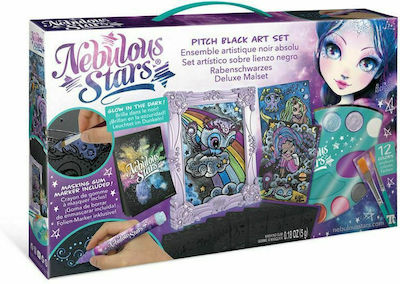 Nebulous Stars Painting Pitch Black Art Set for Children 7++ Years