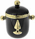 Iliadis Decorative Vase Face Black 22x17x23cm