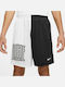 Men's Athletic Shorts Dri-Fit Black / White