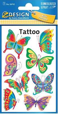 Avery Butterfly Kids Tattoos