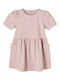 Kinderkleid Kurzärmelig Gestreift Nostalgia Rose