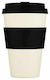 Ecoffee Cup Mug Plastic with Lid Black 400ml